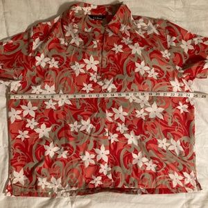L.L. Bean  short sleeve blouse